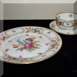 P45. Set of Dresden Schumann Bavaria china  